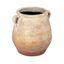 Whitewashed Terracotta Urn for Indoor and Outdoor Use