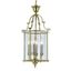 Polished Brass and Clear Crystal 10-Light Candle Chandelier