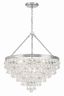 Polished Chrome Crystal 8-Light Chandelier