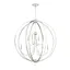 Sylvan Elegance 8-Light Polished Nickel & Crystal Chandelier