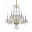 Polished Brass Mini Crystal 10-Light Chandelier