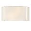 Fulton Polished Nickel Dual Silk Shade Dimmable Wall Sconce