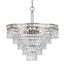 Mercer Mini Olde Silver Crystal Convertible Chandelier