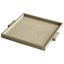 Contemporary Beige Brooklyn Serving Tray 18"x16"