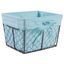 Aqua Blue Antique-Inspired Chicken Wire Storage Basket Set