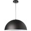 Matte Black Dome Shade Pendant Light