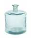 Blue Spanish Glass Vase with Narrow Spout, 17"