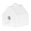 White Polyethylene Scandinavian Decorative Birdhouse