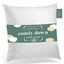 Modern Plush Feather-Filled Cotton Throw Pillow, 16" Square