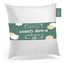 17" x 17" White Cotton Down and Feather Pillow Insert