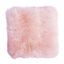 16" Pink Genuine Australian Lamb Fur Euro Pillow Cover