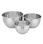 Stainless Steel Nesting Mixing Bowls with Rubber Bottoms, Set of 3