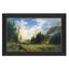 Large Framed Mountain Landscape Canvas Painting