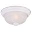 Reedley 13.25" Solid White Alabaster Glass Flush Mount Ceiling Light