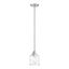 Drake Polished Nickel 10" Mini Pendant Light for Indoor/Outdoor