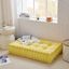 Rainha Ultra Thick Yellow Tufted Floor Pillow