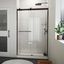 Sapphire-V 76" High Oil Rubbed Bronze Frameless Shower Door