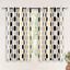 Gold Black Gray Geometric Room Darkening Curtains