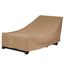 Khaki Water-Resistant 66 Inch Patio Chaise Lounge Cover