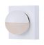 Alumilux Majik 4W LED White Acrylic Wall Sconce