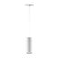 White Aluminum 11.75" Adjustable LED Pendant Light