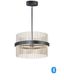 Chimes 23.75" LED Pendant in Black, Satin Nickel, and Satin Brass