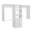 White Deluxe Tower Closet Organizer with Drawers and Shelves