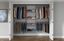 Weathered Grey Wall-Mounted Closet Organizer System with Shelves and Rods