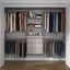 Weathered Grey Deluxe Closet Organizer Kit with Drawers