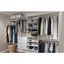 White Dual Tower Deluxe Closet Kit with Drawers