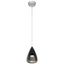 Chrome Smoke Glass LED Mini Pendant Light