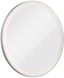 Ryame Round Matte Silver LED Bathroom Mirror
