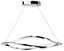 Elan Chrome 43.25" LED Linear Chandelier with Etched Acrylic Shade