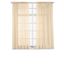 Gold Sheer Voile Rod Pocket Curtain Panel 60" x 63"