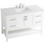 Aubrey 48" White Quartz Top Single Bathroom Vanity