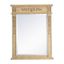 Danville Traditional Wood Frame Mirror 28x36 in Antique Beige