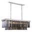 Sydney Polished Nickel and Crystal 12-Light Chandelier