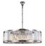 Polished Nickel and Clear Crystal 10-Light Chandelier