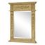 Danville 22" Antique Beige Birch Wood Traditional Bathroom Vanity Mirror