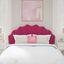 Pink Faux Velvet Tufted Full/Queen Upholstered Headboard