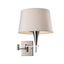 Polished Chrome 1-Light Dimmable Swingarm Sconce