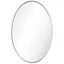 Brushed Silver 36" x 24" Rectangular Wall Mirror