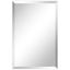 20" x 30" Frameless Rectangular Beveled Wall Mirror