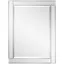 Elegant Full-Length 30x40 Silver Wood Framed Beveled Mirror