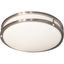 16" Brushed Nickel LED Round Flush Mount Light