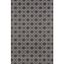 Charcoal Geometric Flat Woven Indoor/Outdoor Rug 47" x 67"