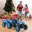 Blue 12V Kids Ride-On Tractor with Remote Control