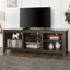 Espresso 70" MDF Wood TV Stand with Cabinet