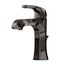 Esta Art Deco Single Handle Gunmetal Bathroom Faucet