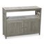 Eucalyptus Driftwood Grey Modern Sideboard with 2 Doors